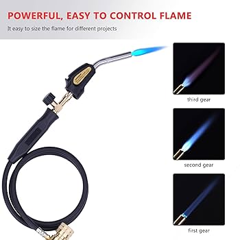 Amazon | プロパントーチハンドホース、マップガストーチ、溶接